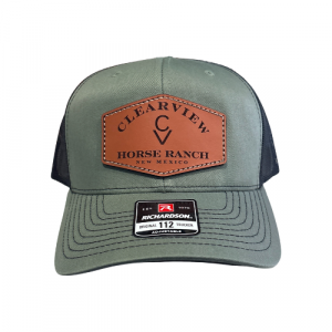 Clearview Ranch Leather Patch Cap