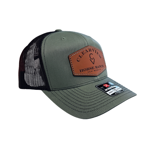 Clearview Ranch Leather Patch Cap - Image 2