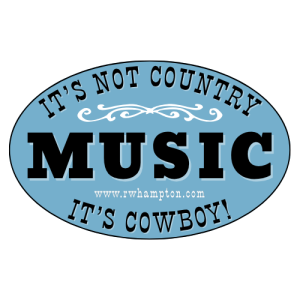 Cowboy Music Sticker